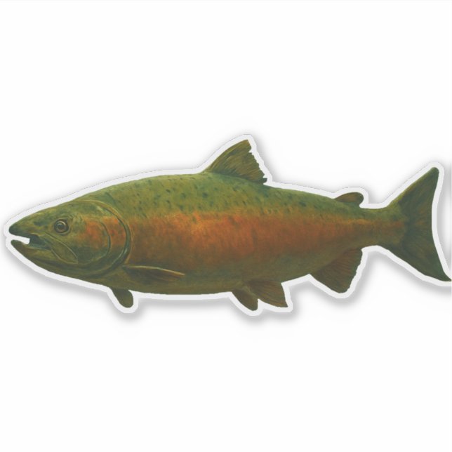 Adesivo Salmon Cut-out Sticker (Frente)