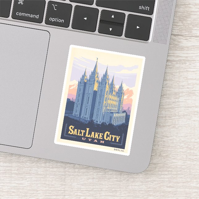 Adesivo Salt Lake Temple | Salt Lake City, Utah (Detalhe)