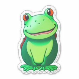 Adesivo Salto em diversão com as coleções do Sapo Sticker