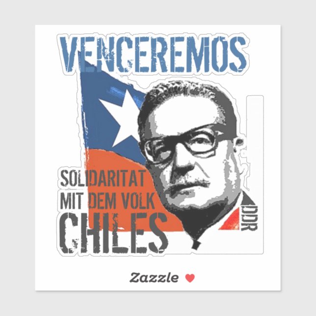ADESIVO SALVADOR ALLENDE (Folha)