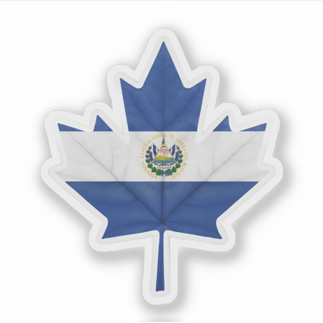 Adesivo Salvadorenho-Canadense (Frente)