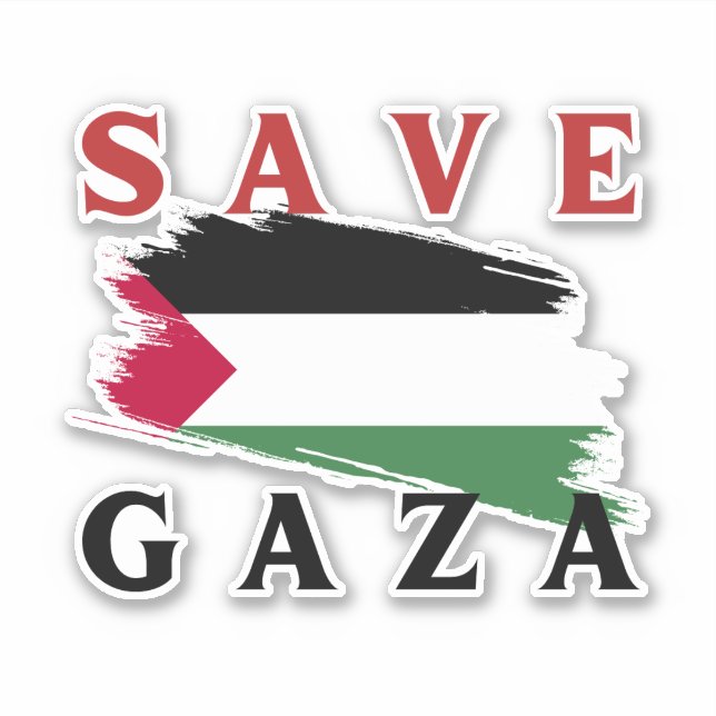 ADESIVO SALVE GAZA (Frente)