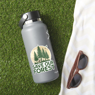 Adesivo Salve Nossa Floresta - Conservação Ecológica