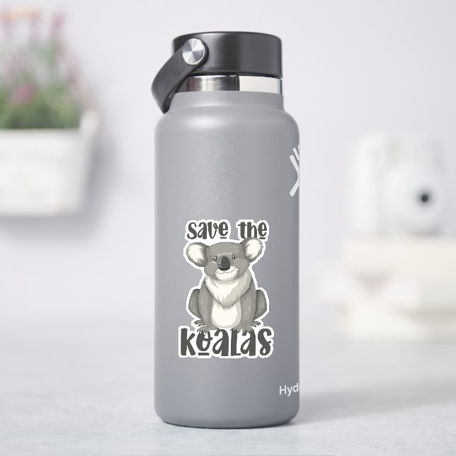 Adesivo Salve os Coalas (HidroFlask)