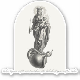 Adesivo Salve Regina - Vinyl Sticker