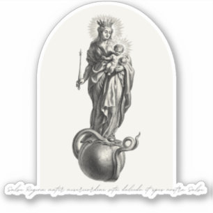 Adesivo Salve Regina - Vinyl Sticker