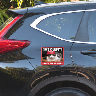 Adesivo Salve Seus Animais Vote no Trump Citação Eleição E