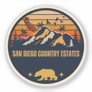 Adesivo San Diego Country Estates, Califórnia