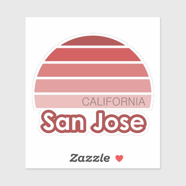 Adesivo San Jose California Sticker (Folha)