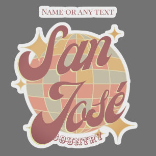 Adesivo San José Cidade de José Califórnia EUA Costa Rica