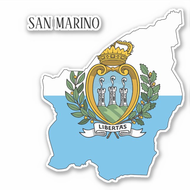 Adesivo San Marino Flag (Frente)