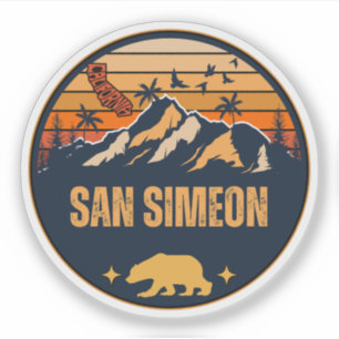 Adesivo San Simeon, Califórnia