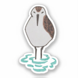 Adesivo Sandpiper de aves do Oceano Costeiro