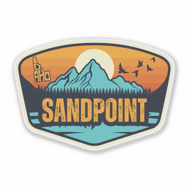 Adesivo Sandpoint, Idaho (Frente)