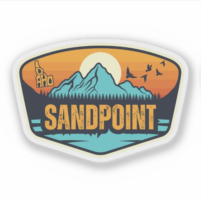 Adesivo Sandpoint, Idaho (Frente)