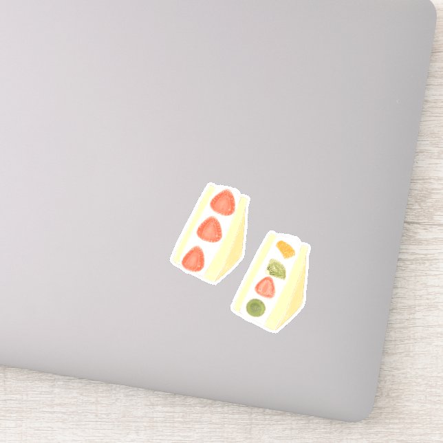 Adesivo Sanduíches De fruta E De Sobremesa De Creme (Detalhe)