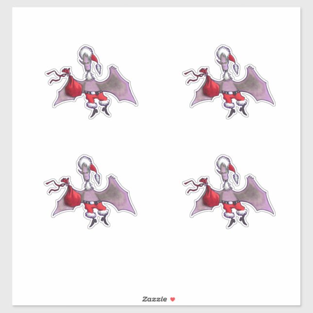 Adesivo Santa Bat contour sticker 4 (Folha)