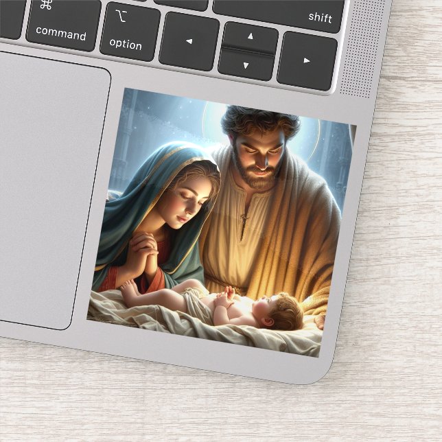 Adesivo Santa Família Natal (Detalhe)