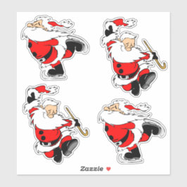 Adesivo Santas Sticker de dança e patinação