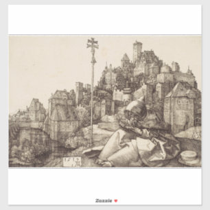 Adesivo Santo Antônio Lendo por Albrecht Durer
