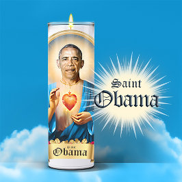Adesivo Santo Barack Obama Prayer Candle