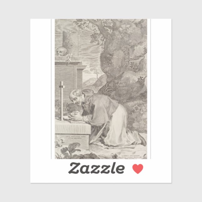 Adesivo Santo Claude La Colombière Priest e Confessor (Folha)