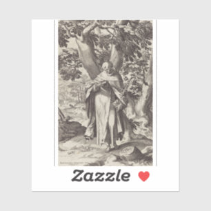 Adesivo Santo Domingos padre católico castelhano