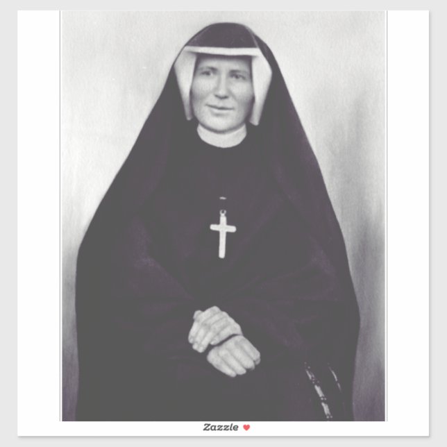 Adesivo Santo Faustina Kowalska (Folha)