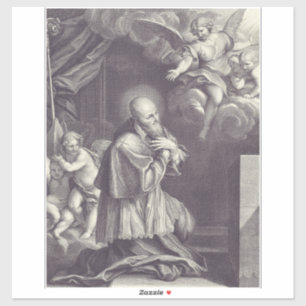 Adesivo Santo Francis de Sales Doctor of the Church