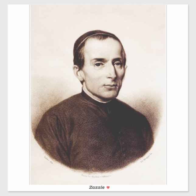 Adesivo Santo Giuseppe Cafasso Franciscan (Folha)