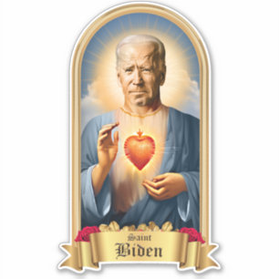 Adesivo Santo Joe Biden Prayer Candle