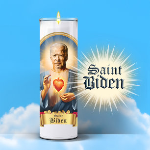 Adesivo Santo Joe Biden Prayer Candle
