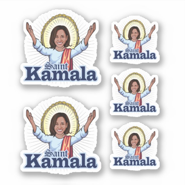 ADESIVO SANTO KAMALA HARRIS (Frente)