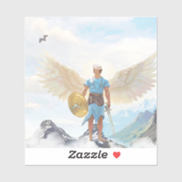 Adesivo Santo Michael, o Retângulo de Proteção Arcanjo