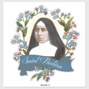 Adesivo Santo padroeiro do St. Paulina Pauline dos