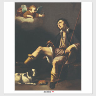 Adesivo Santo Roch e o Anjo pela Cara François