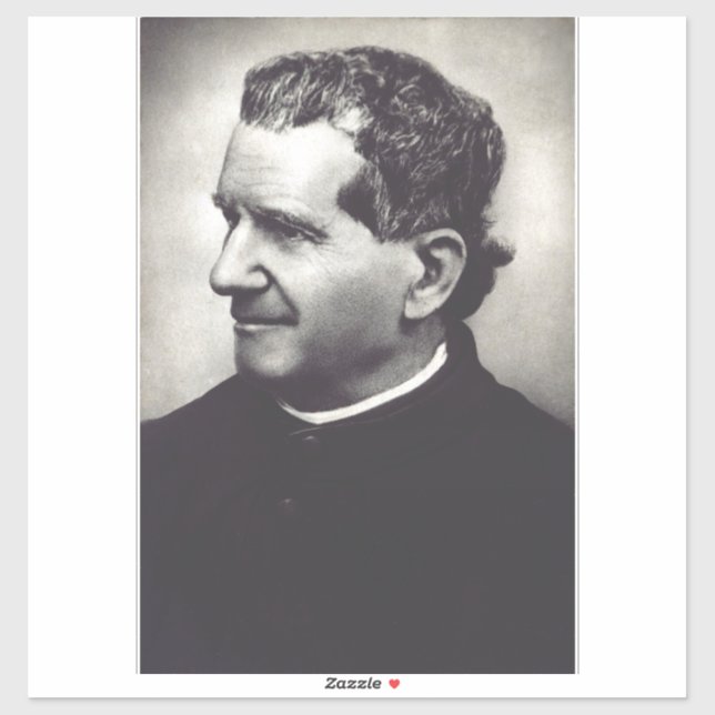 Adesivo Santo Salesiano Don John Bosco (Folha)