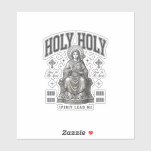 Adesivo Santo Santo Desenho de Camisa Religiosa de Gravura