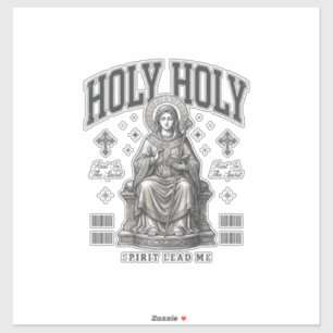 Adesivo Santo Santo Desenho de Camisa Religiosa de Gravura