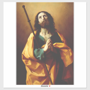Adesivo Santo Tiago Maior por Guido Reni Arte
