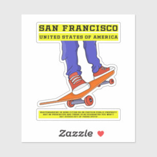 Adesivo São Francisco, Skate dos EUA
