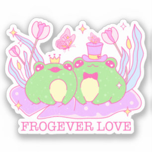 Adesivo Sapo Bonito - Amor Frogever