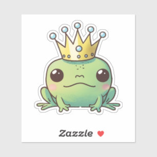 Adesivo Sapo Bonito Kawaii Prince Sticker