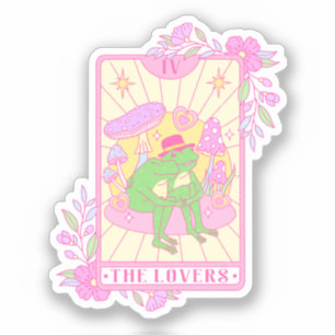 Adesivo Sapo Casal Bonito - Os Amantes