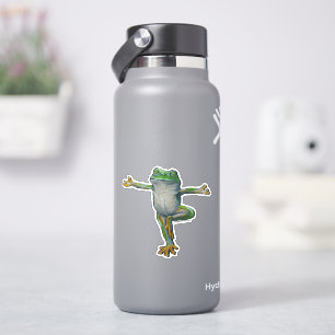 Adesivo Sapo de Yoga