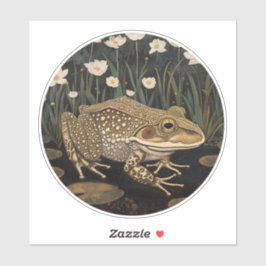 Adesivo Sapo Round Sticker