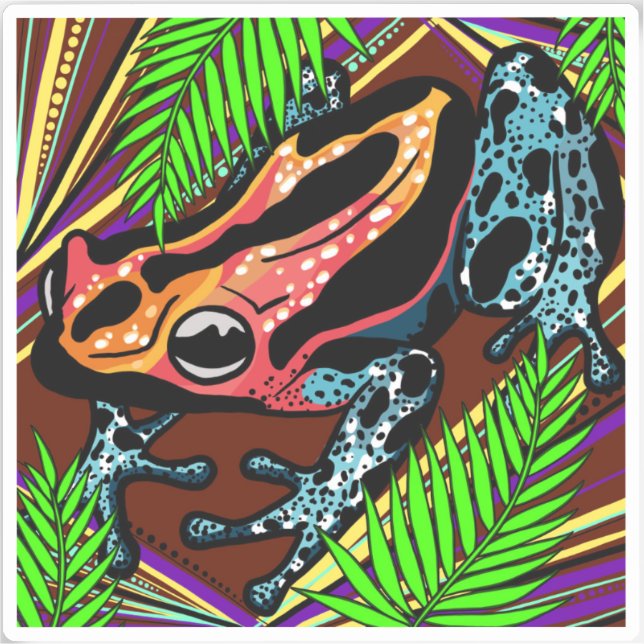 Adesivo Sapo vinil Sticker (Frente)