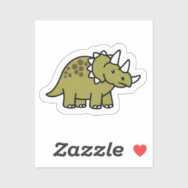 Adesivo Sarah, o Triceratops Sticker