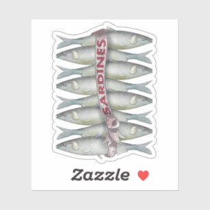 Adesivo Sardinhas frescas
