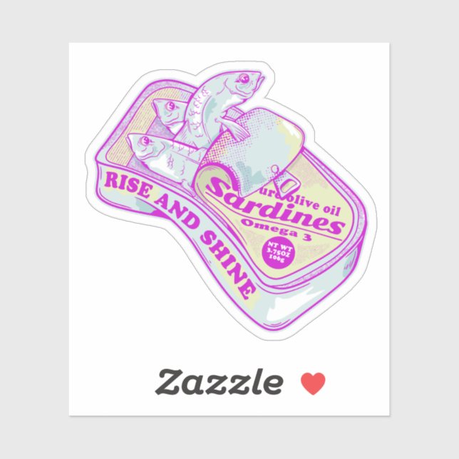 ADESIVO SARDINHAS SONORAS E SONHOS (Folha)